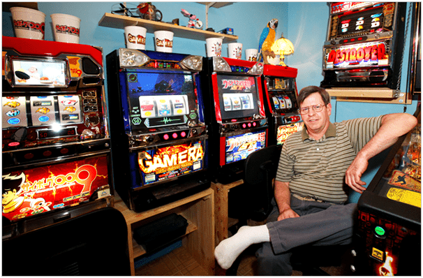 Brian Evans- Slot machine collector