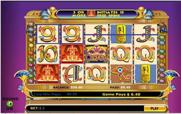 Cleopatra slots game