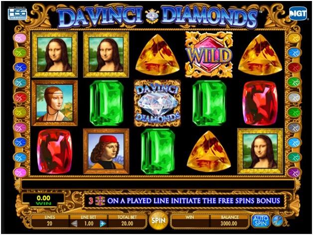 Da vinci Diamonds slot