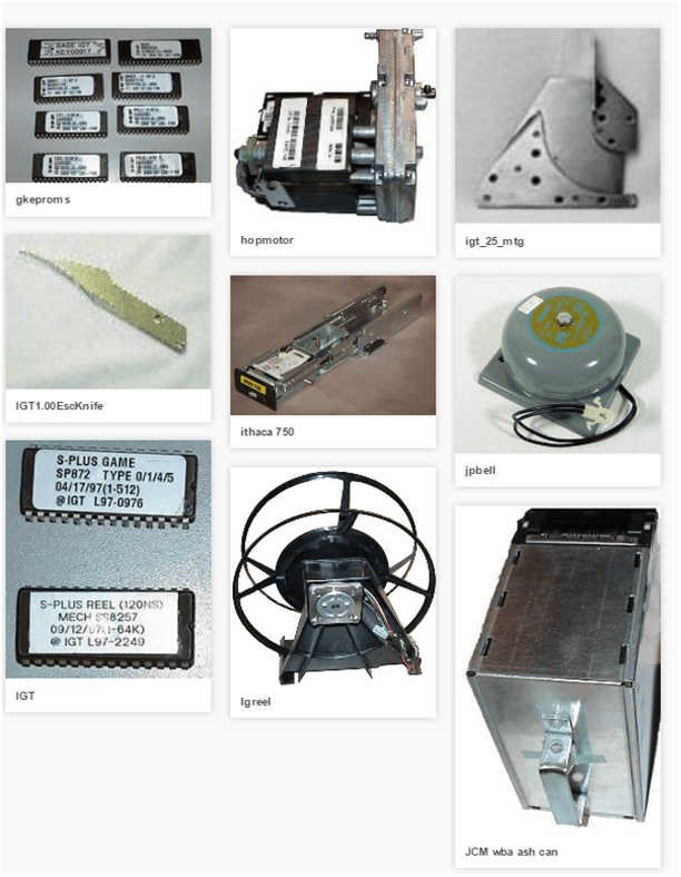 IGT Slot Machine Parts