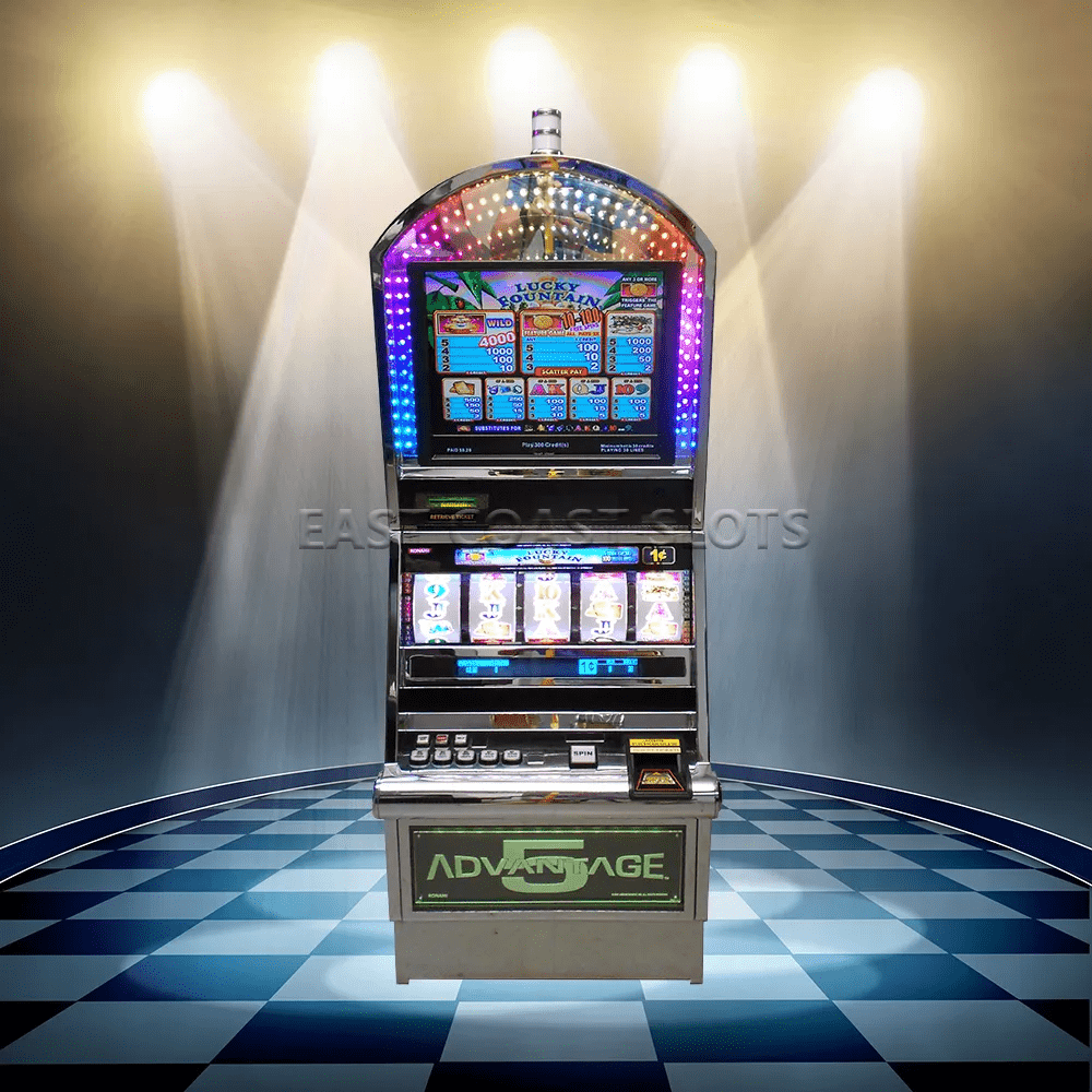 Lucky Fountain 5 stepper slot machine