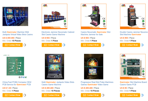 Online stores selling used Novomatic slot machines are cheap rates