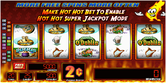 Reels O' Dublin WMS Slot Machine Game Features