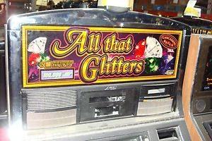 ALL THAT GLITTERS  VIDEO SLOT MACHINE BY WILLIAMS COINLESS   FUN FOR YOUR HOME
