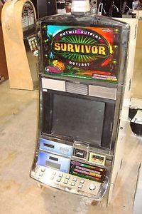 SURVIVOR  VIDEO SLOT MACHINE BY WILLIAMS COINLESS  CASINO FUN FOR YOUR HOME