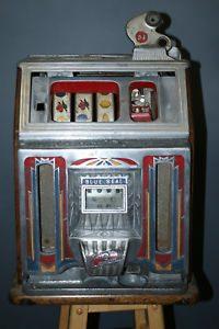 Antique Watling Blue Seal Confections 5 Cent Jackpot Slot Machine