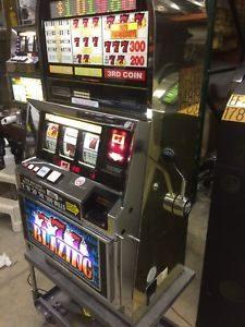 BALLY 6000 RT BLAZING 7's PROGRESSIVE SLOT MACHINE