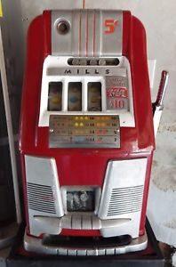 Mills 5 Cent high top slot machine 777 Special Award antique As Is Local Pickup