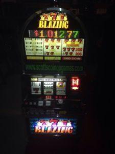 Bally 6000 Blazing 7's SLOT MACHINE