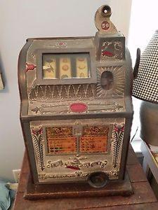 Antique Mills Liberty Bell 5 Cent Slot Machine