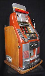 Rare Antique Slot Machine 5¢ Mills Hi-Top Counter Slot Machine w/Jackpot Counter