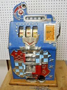 Mills 5 Cent Castle Front Mystery Bell Vintage Slot Machine LOOKS & WORKS GREAT!