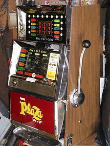 ANTIQUE VINTAGE BALLY'S SLOT MACHINE' (873 5 liner) CLEAN AND IN BEAUTIFUL SHAPE