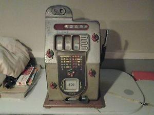 Vintage mills black cherry slot machine 5 cent