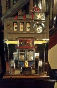 PACE COMET ANTIQUE SLOT MACHINE RESTORED WORKS