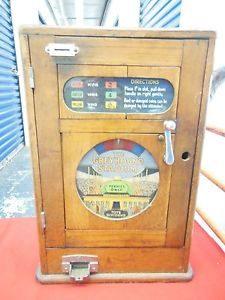 Greyhound Stadium Dog Racing Antique Slot Machine Coin Op 1930's