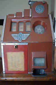 Pace Rocket Vintage Slot Machine with Slug Rejector